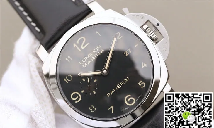 Panerai Luminor PAM00359 VS Factory 1:1 Best Edition Replica Watch Black Strap