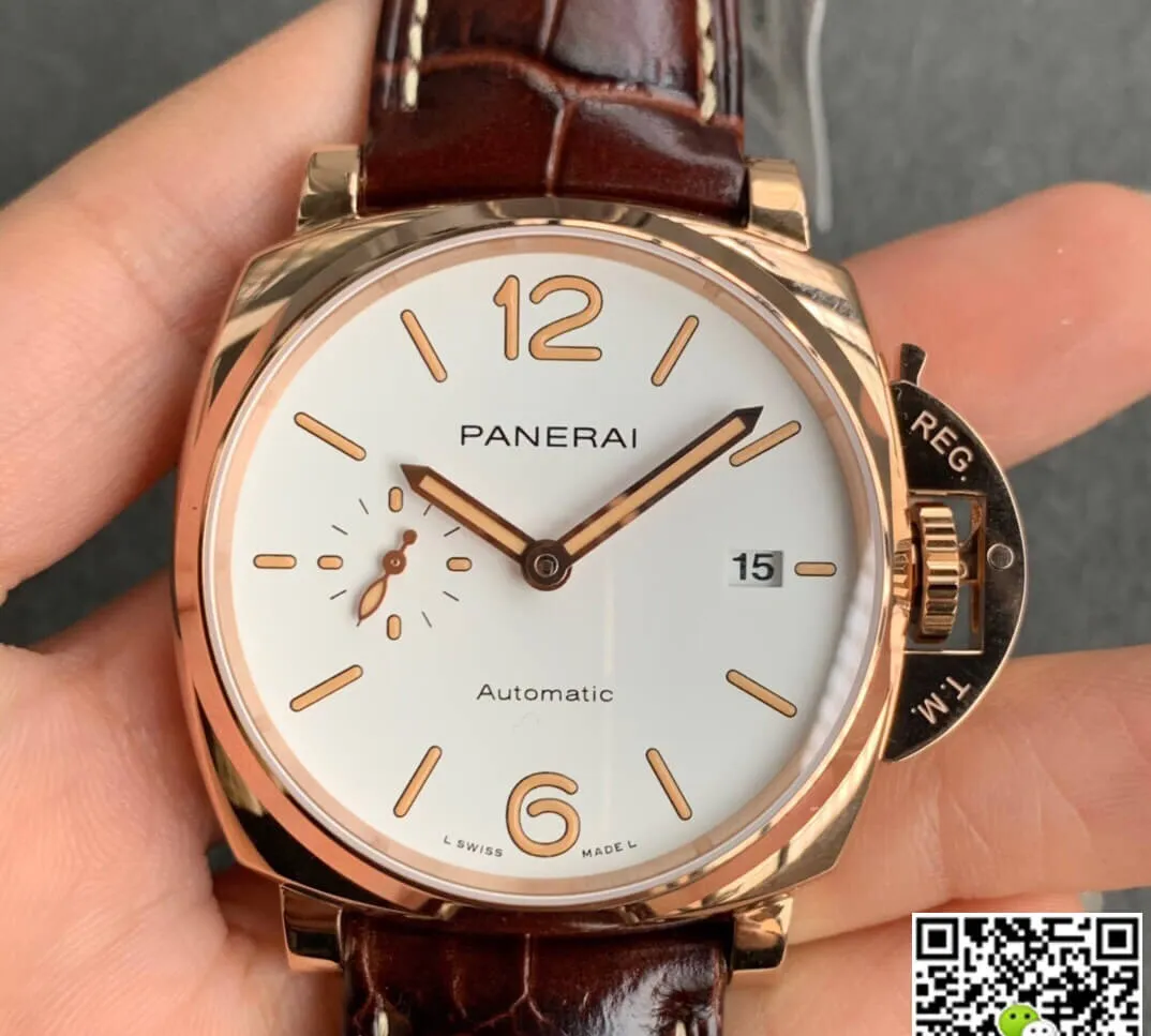Panerai Luminor PAM01042 VS Factory 1:1 Best Edition Replica Watch Brown Strap