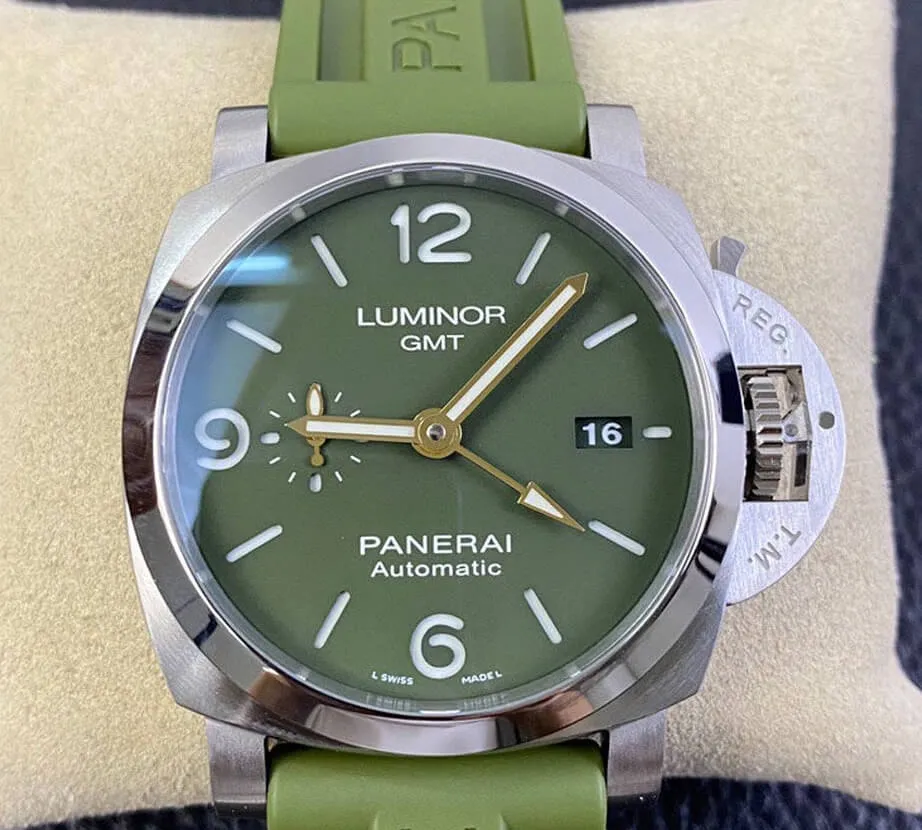 Panerai Luminor PAM01056 VS Factory 1:1 Best Edition Replica Watch Green Dial