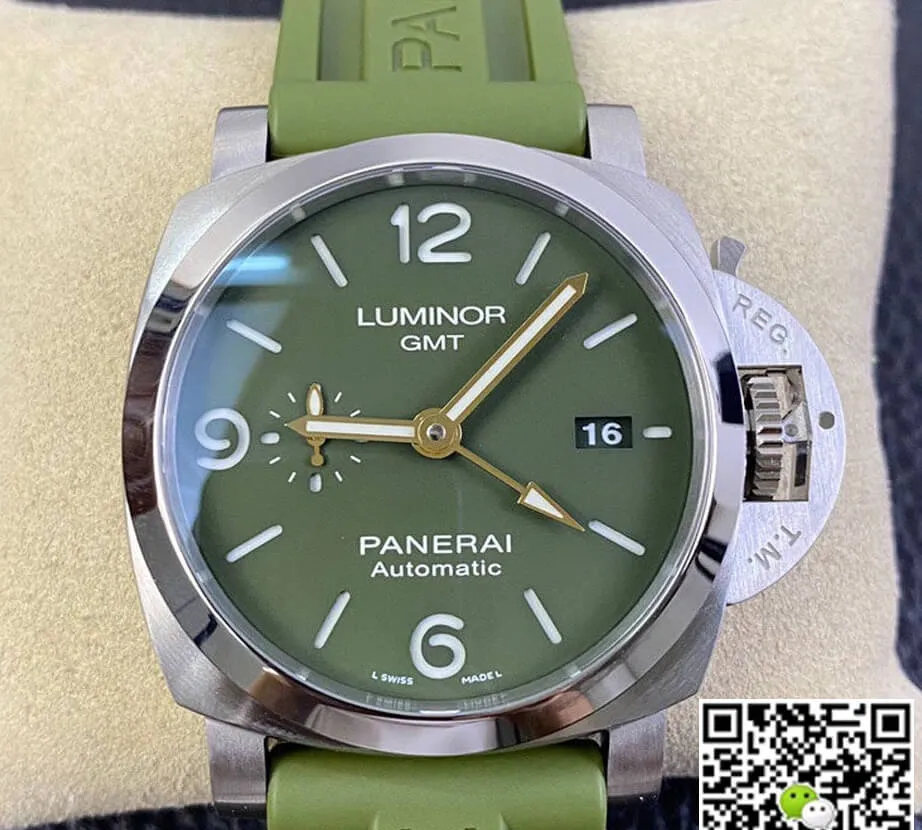 Panerai Luminor PAM01056 VS Factory 1:1 Best Edition Replica Watch Green Dial
