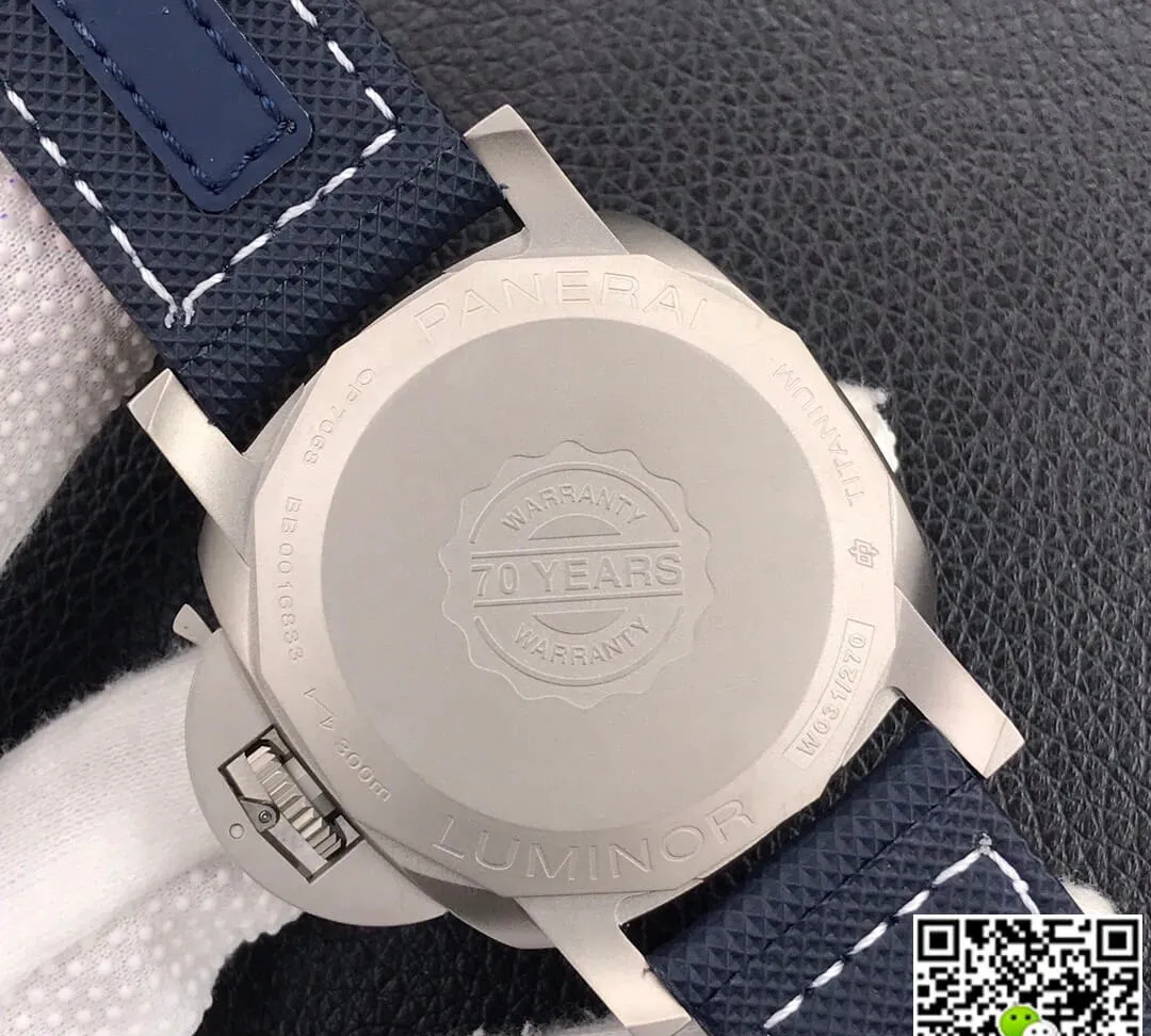 Panerai Luminor PAM01117 VS Factory 1:1 Best Edition Replica Watch Blue Strap