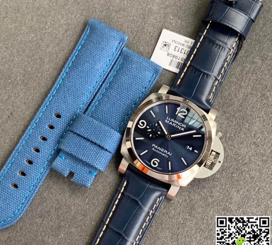 Panerai Luminor PAM01313 VS Factory 1:1 Best Edition Replica Watch Blue trap