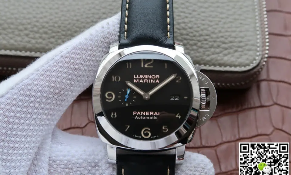 Panerai Luminor PAM01359 VS Factory 1:1 Best Edition Replica Watch Black Strap