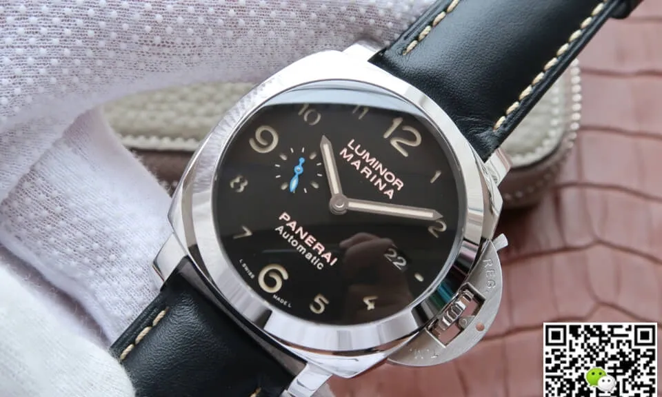 Panerai Luminor PAM01359 VS Factory 1:1 Best Edition Replica Watch Black Strap