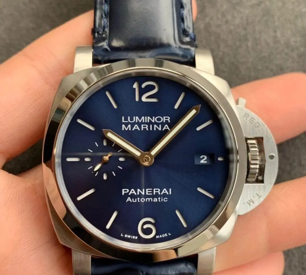 Panerai Luminor PAM01393 VS Factory 1:1 Best Edition Replica Watch Blue Strap