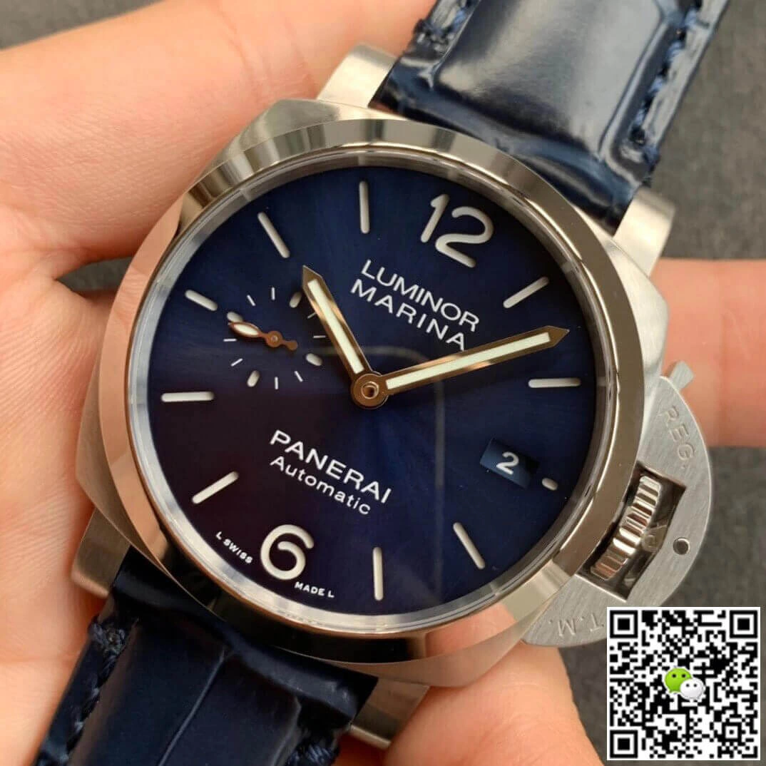 Panerai Luminor PAM01393 VS Factory 1:1 Best Edition Replica Watch Blue Strap