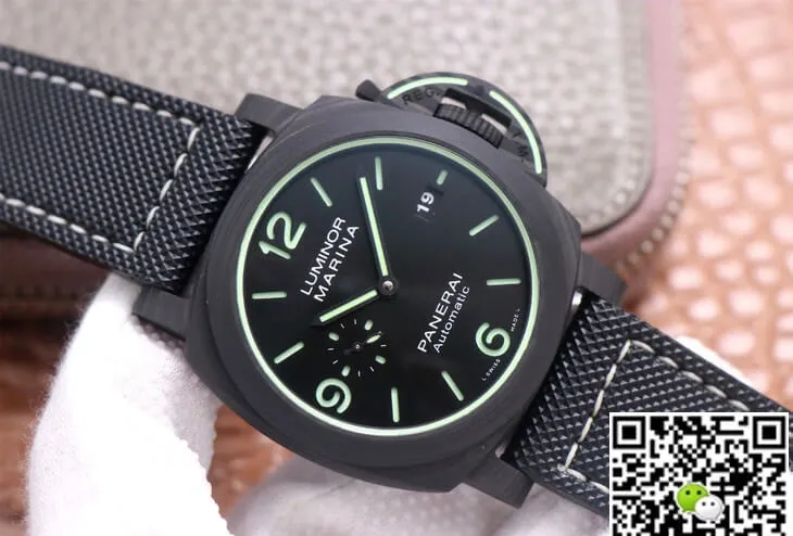 Panerai Luminor PAM1118 VS Factory 1:1 Best Edition Replica Watch Black Strap
