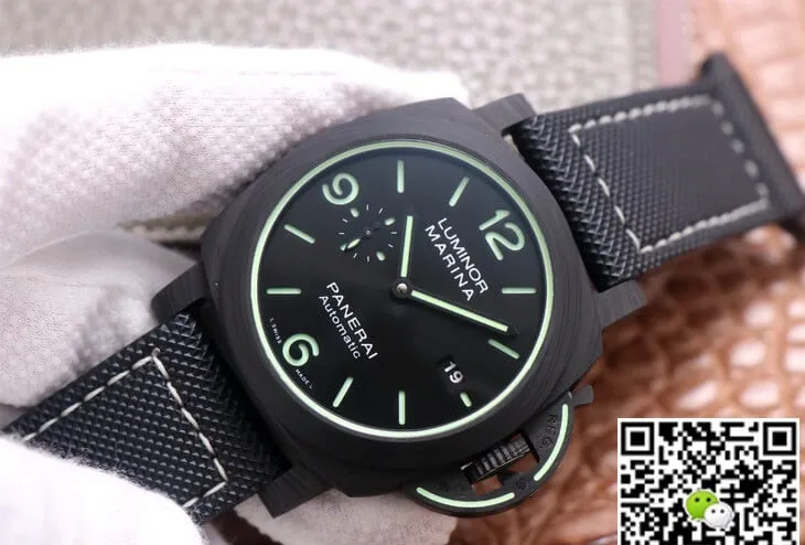 Panerai Luminor PAM1118 VS Factory 1:1 Best Edition Replica Watch Black Strap