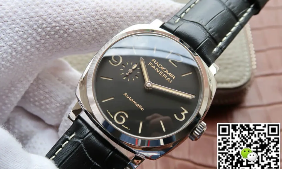 Panerai Radiomir PAM00572 VS Factory 1:1 Best Edition Replica Watch Black Strap