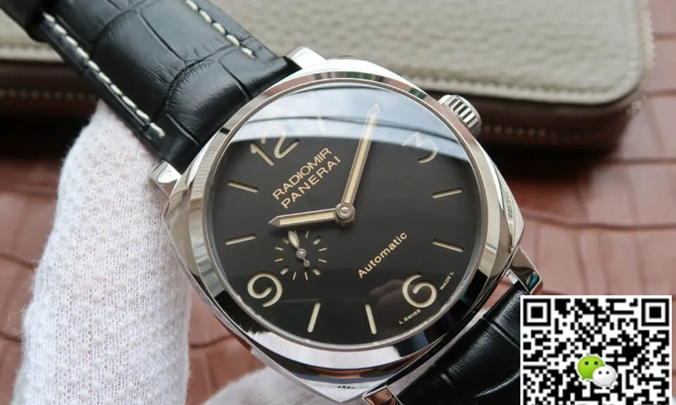 Panerai Radiomir PAM00572 VS Factory 1:1 Best Edition Replica Watch Black Strap