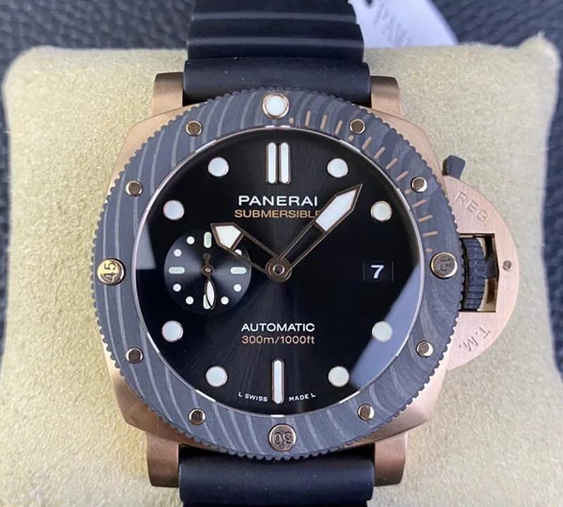 SBF Panerai Submersible PAM01070 VS Factory 1:1 Best Edition Replica Watch Blue Bezel