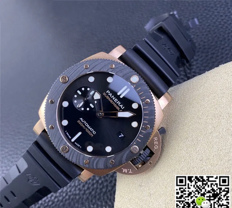 SBF Panerai Submersible PAM01070 VS Factory 1:1 Best Edition Replica Watch Blue Bezel