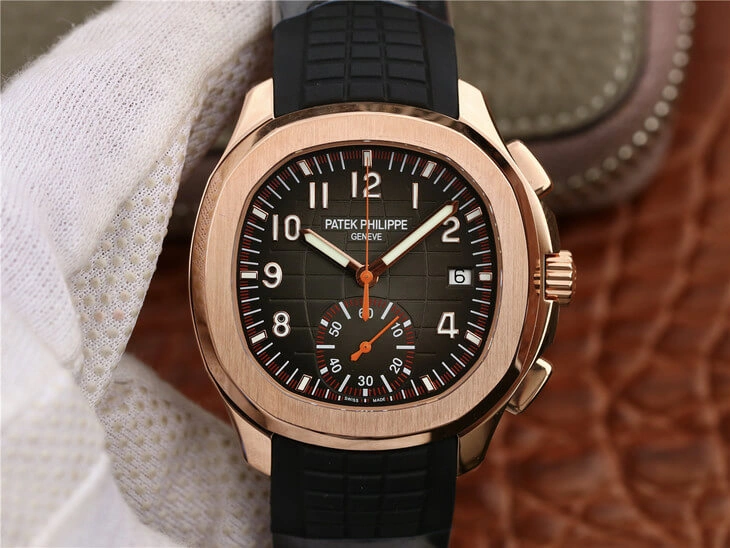 Patek Philippe Aquanaut 5968A-001 1:1 Best Edition Replica Watch Rubber Strap