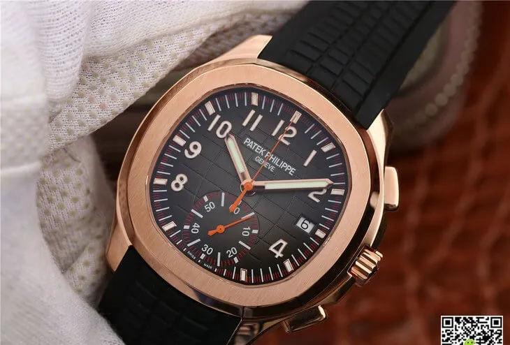 Patek Philippe Aquanaut 5968A-001 1:1 Best Edition Replica Watch Rubber Strap