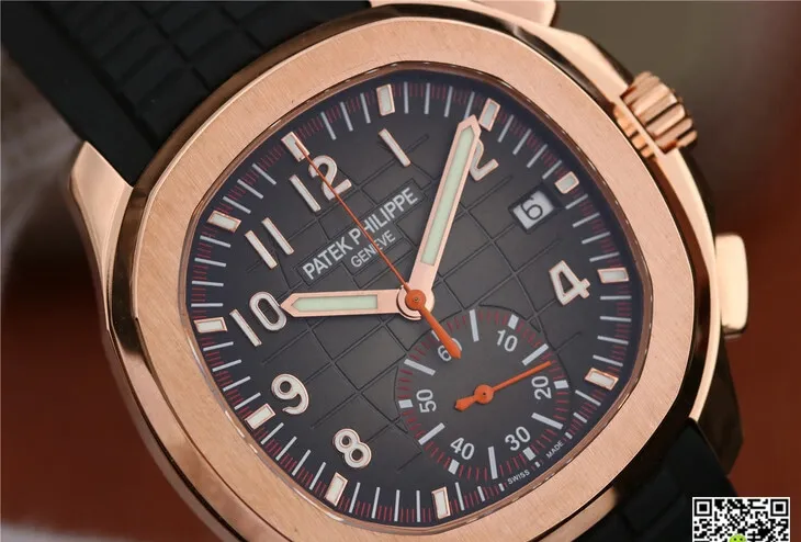 Patek Philippe Aquanaut 5968A-001 1:1 Best Edition Replica Watch Rubber Strap
