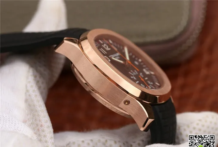 Patek Philippe Aquanaut 5968A-001 1:1 Best Edition Replica Watch Rubber Strap