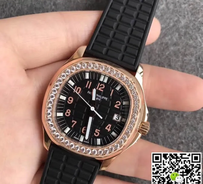 Patek Philippe Aquanaut PPF Factory 1:1 Best Edition Replica Watch Black Dial