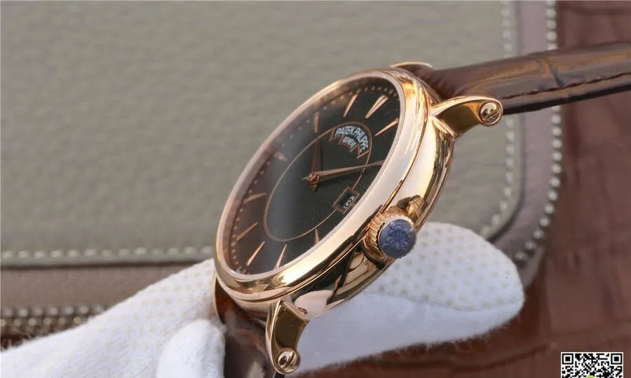Patek Philippe Calatrava ZF Factory 1:1 Best Edition Replica Watch Leather Strap