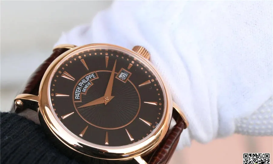 Patek Philippe Calatrava ZF Factory 1:1 Best Edition Replica Watch Leather Strap