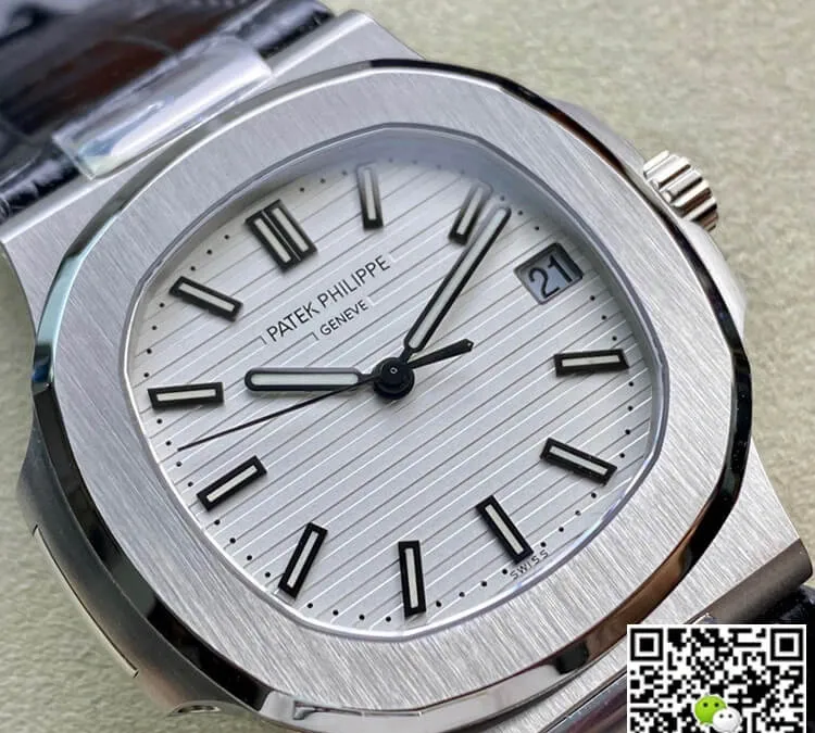 Patek Philippe Nautilus 5711 3K Factory 1:1 Best Edition Replica Watch White Dial