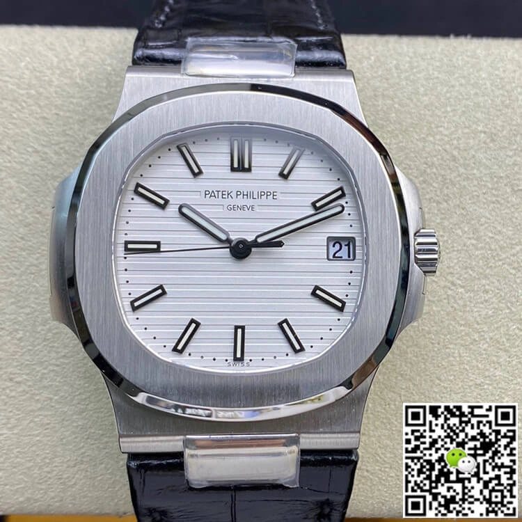 Patek Philippe Nautilus 5711 3K Factory 1:1 Best Edition Replica Watch White Dial
