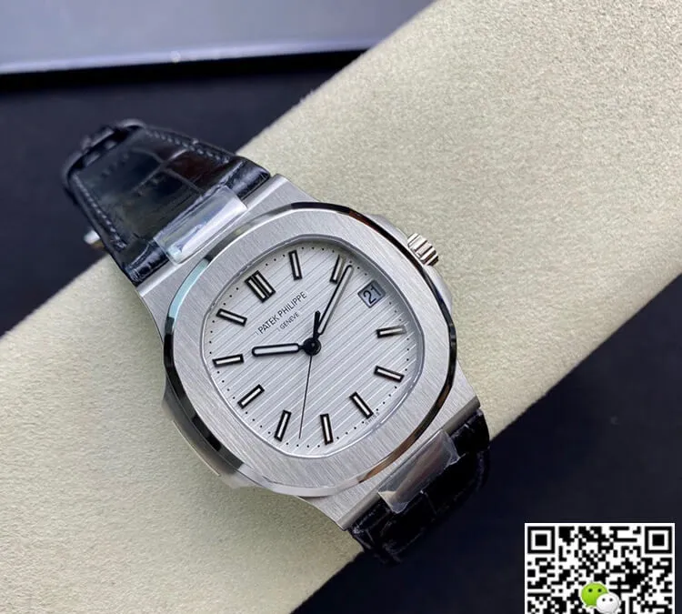 Patek Philippe Nautilus 5711 3K Factory 1:1 Best Edition Replica Watch White Dial