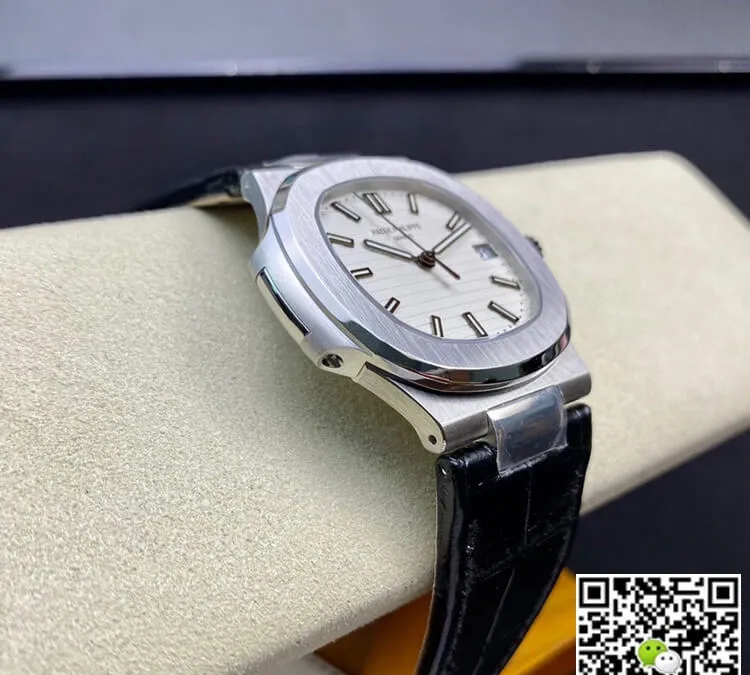 Patek Philippe Nautilus 5711 3K Factory 1:1 Best Edition Replica Watch White Dial