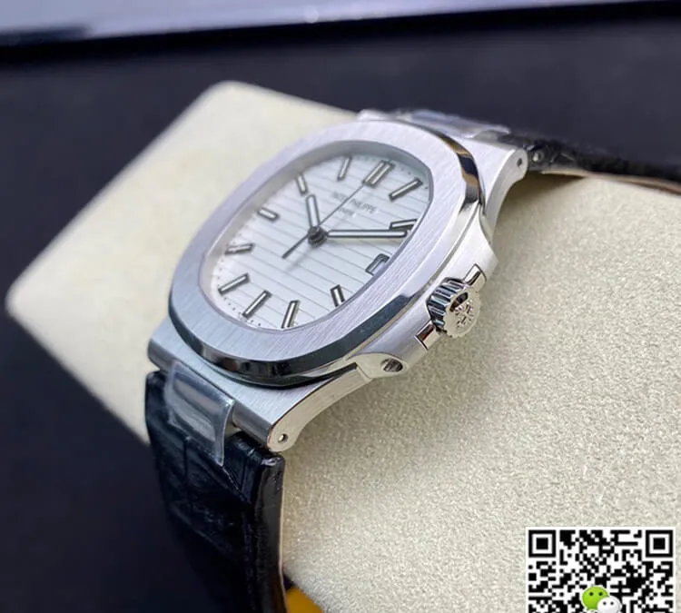 Patek Philippe Nautilus 5711 3K Factory 1:1 Best Edition Replica Watch White Dial
