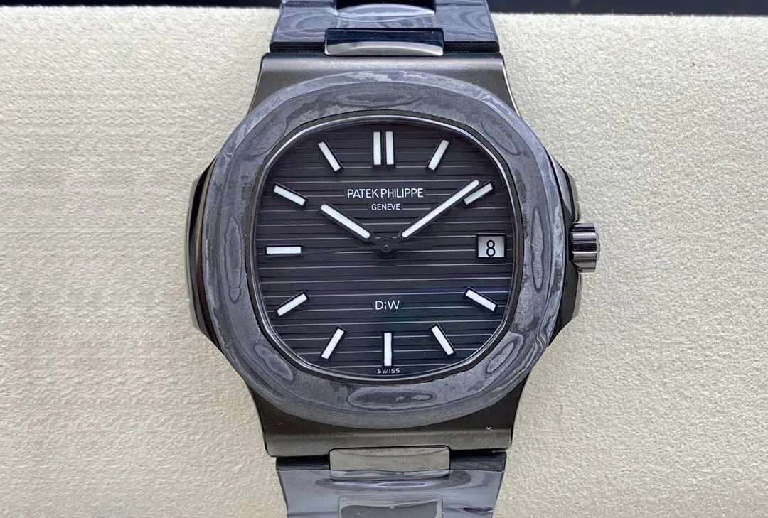 Patek Philippe Nautilus 5711 DiW 1:1 Best Edition Replica Watch Black Case