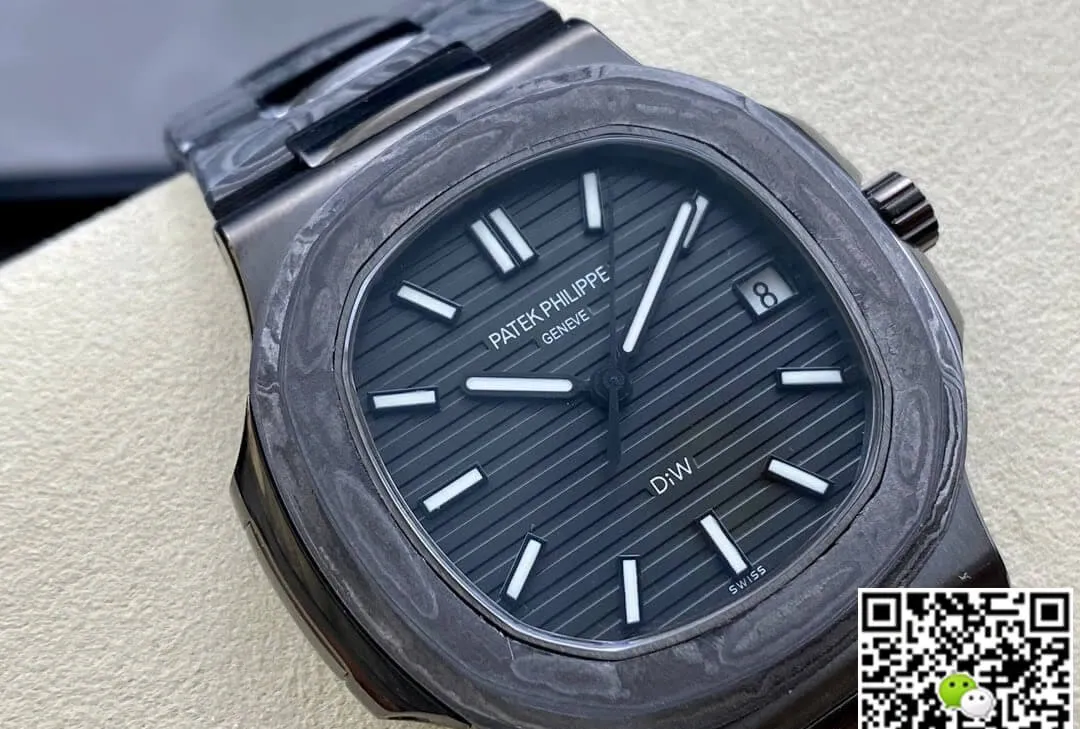 Patek Philippe Nautilus 5711 DiW 1:1 Best Edition Replica Watch Black Case