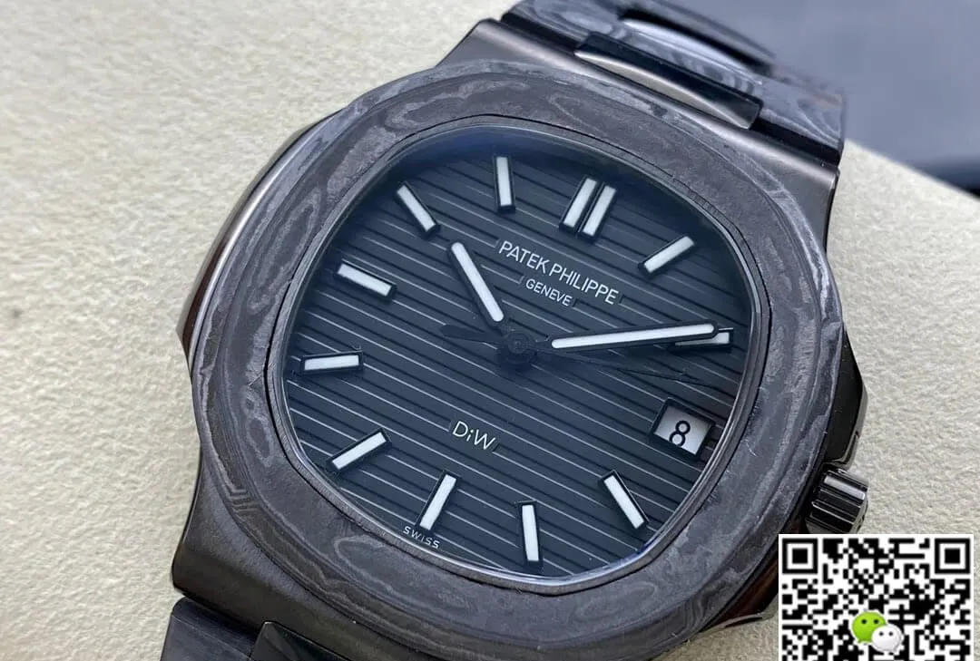 Patek Philippe Nautilus 5711 DiW 1:1 Best Edition Replica Watch Black Case
