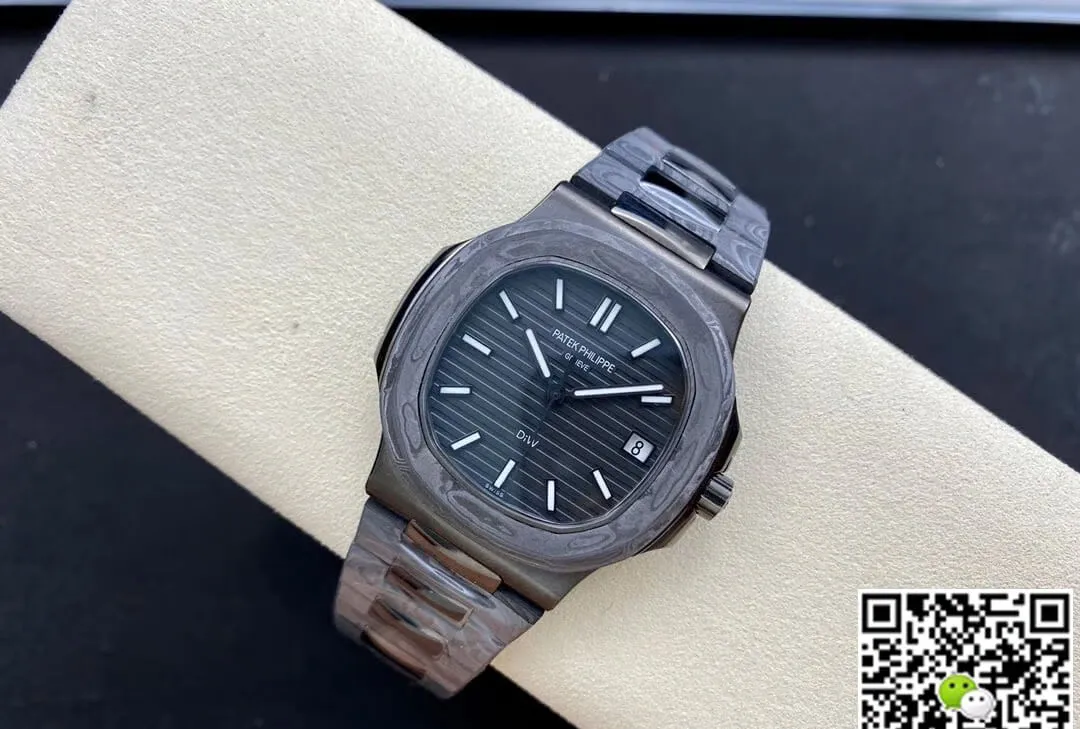 Patek Philippe Nautilus 5711 DiW 1:1 Best Edition Replica Watch Black Case