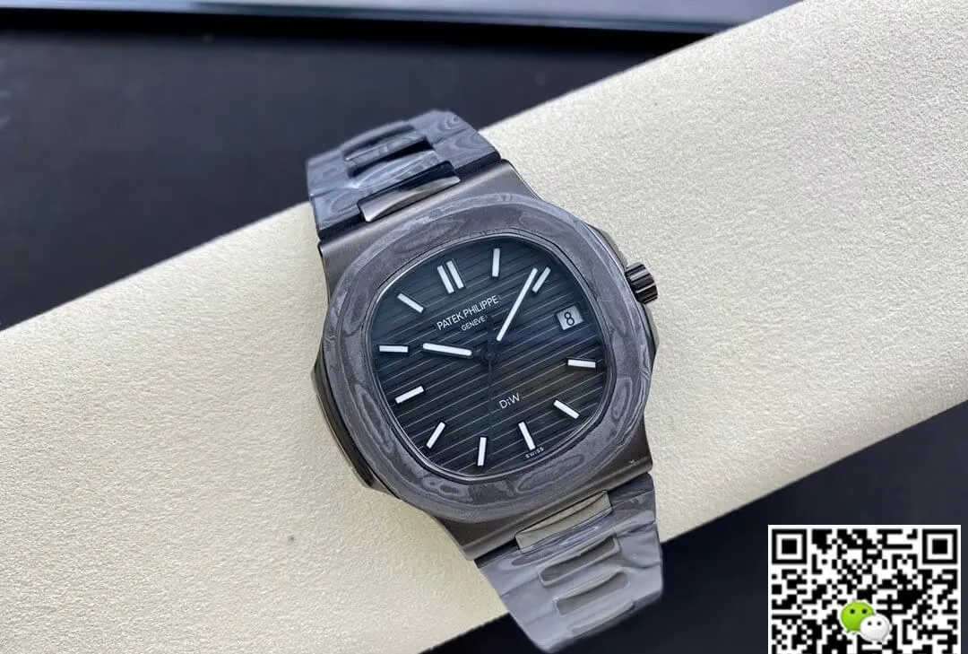 Patek Philippe Nautilus 5711 DiW 1:1 Best Edition Replica Watch Black Case