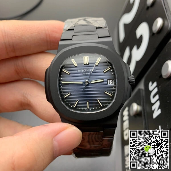 Patek Philippe Nautilus PPF Factory 1:1 Best Edition Replica Watch V4 Blue Dial