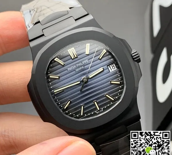 Patek Philippe Nautilus PPF Factory 1:1 Best Edition Replica Watch V4 Blue Dial