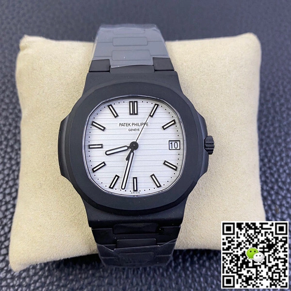 Patek Philippe Nautilus PPF Factory 1:1 Best Edition Replica Watch V4 White Dial