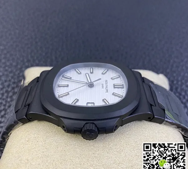Patek Philippe Nautilus PPF Factory 1:1 Best Edition Replica Watch V4 White Dial