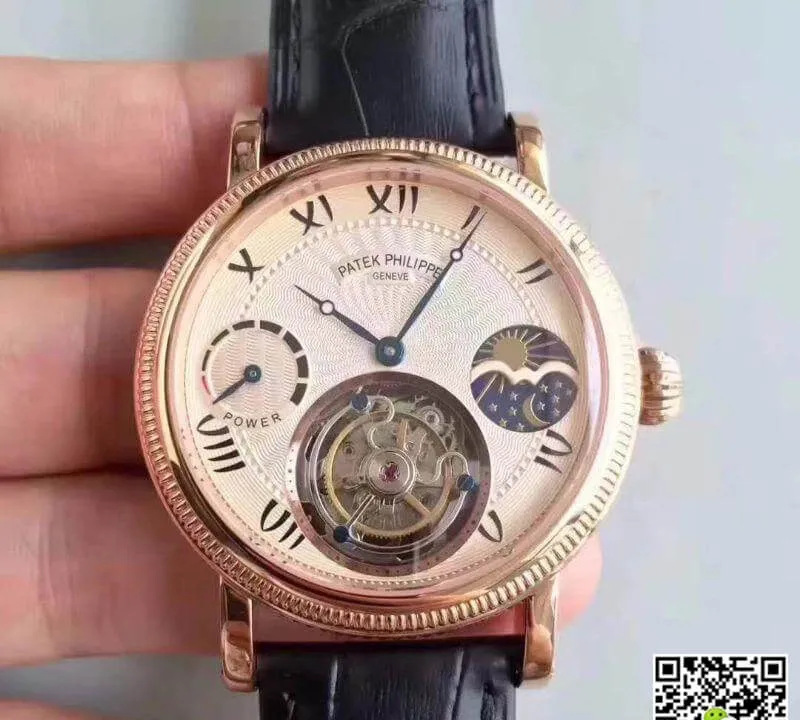Patek Philippe PP3310 1:1 Best Edition Replica Watch Swiss Tourbillon Gold Dial