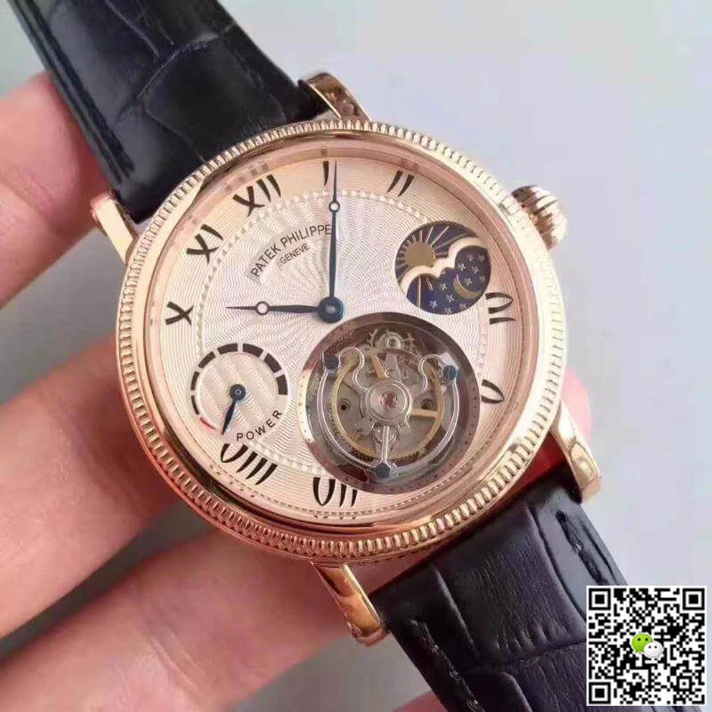 Patek Philippe PP3310 1:1 Best Edition Replica Watch Swiss Tourbillon Gold Dial