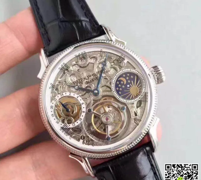 Patek Philippe PP3310 1:1 Best Edition Replica Watch Swiss Tourbillon Hollow Dial