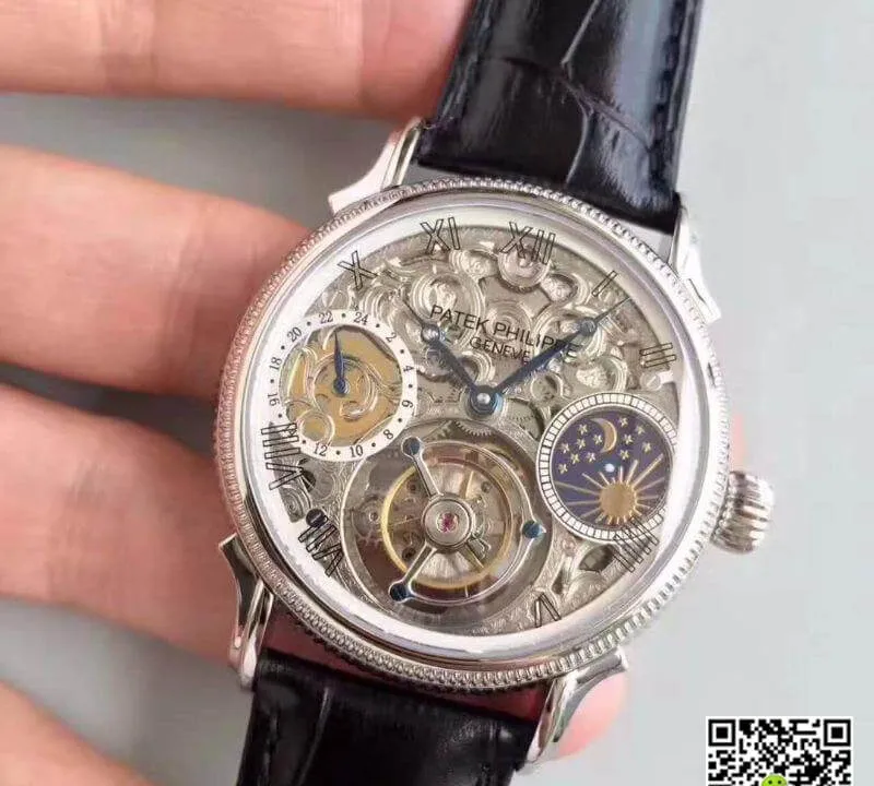 Patek Philippe PP3310 1:1 Best Edition Replica Watch Swiss Tourbillon Hollow Dial