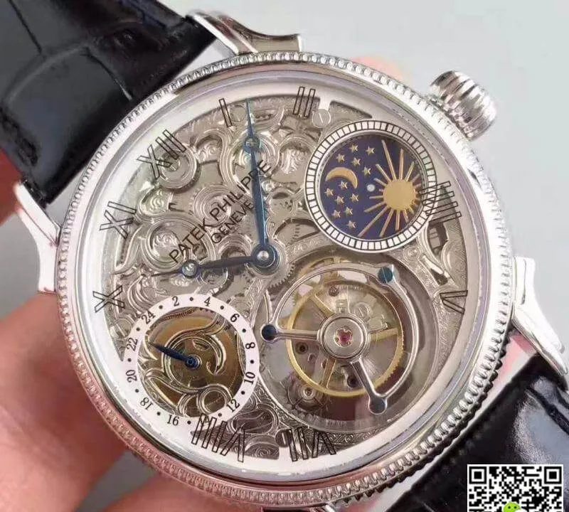 Patek Philippe PP3310 1:1 Best Edition Replica Watch Swiss Tourbillon Hollow Dial