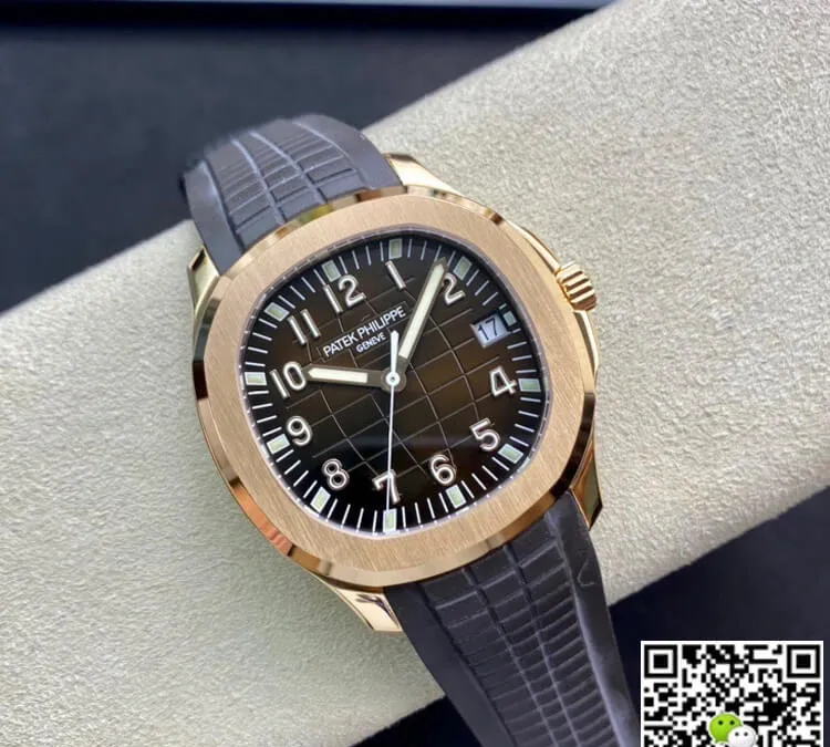 Patek Philippe Aquanaut 5167R-001 3K Factory 1:1 Best Edition Replica Watch Brown Strap