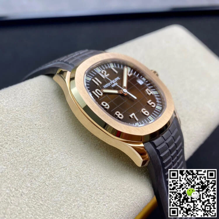 Patek Philippe Aquanaut 5167R-001 3K Factory 1:1 Best Edition Replica Watch Brown Strap