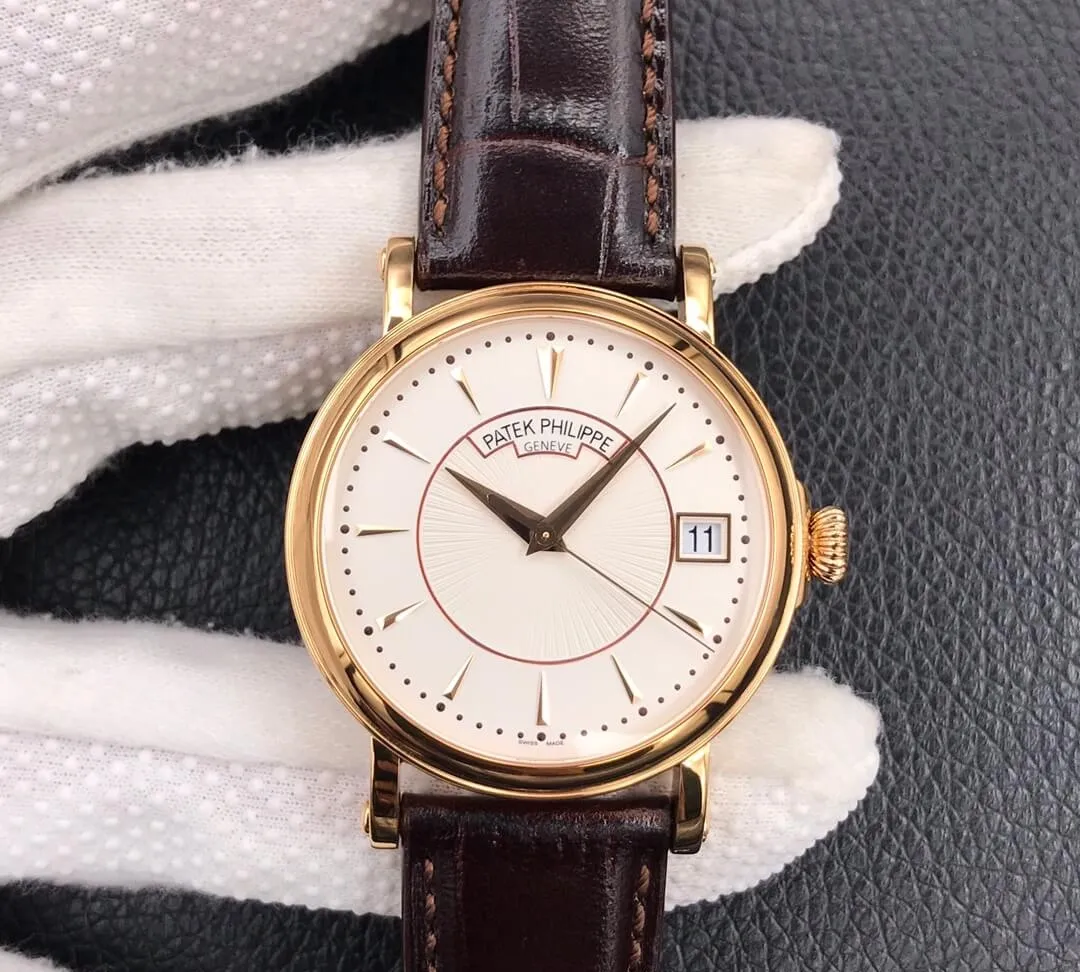 Patek Philippe Calatrava 5153J-001 ZF Factory 1:1 Best Edition Replica Watch White Dial