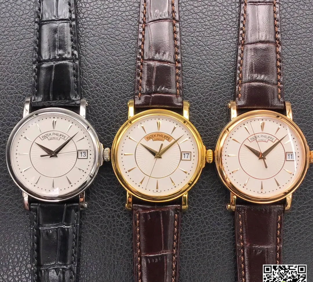 Patek Philippe Calatrava 5153J-001 ZF Factory 1:1 Best Edition Replica Watch White Dial