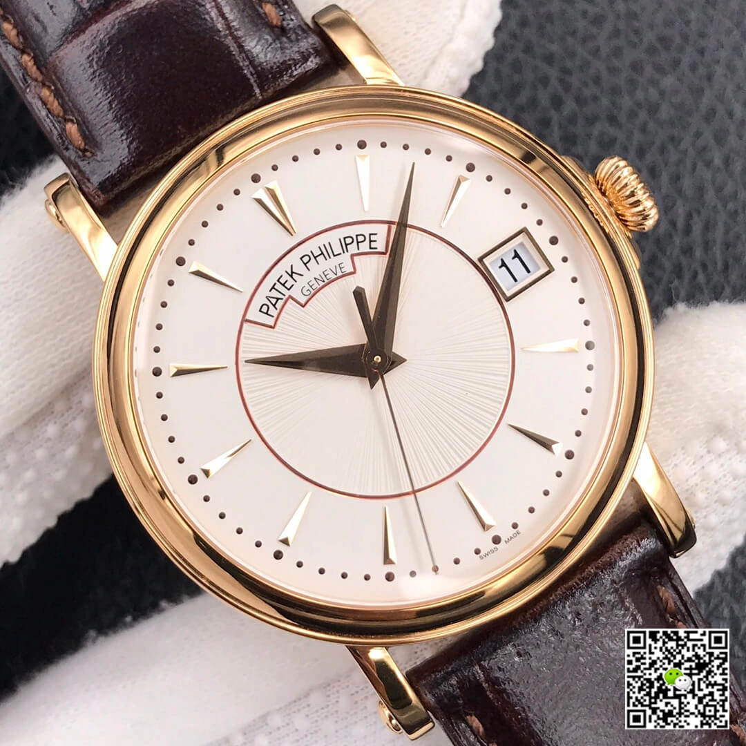 Patek Philippe Calatrava 5153J-001 ZF Factory 1:1 Best Edition Replica Watch White Dial