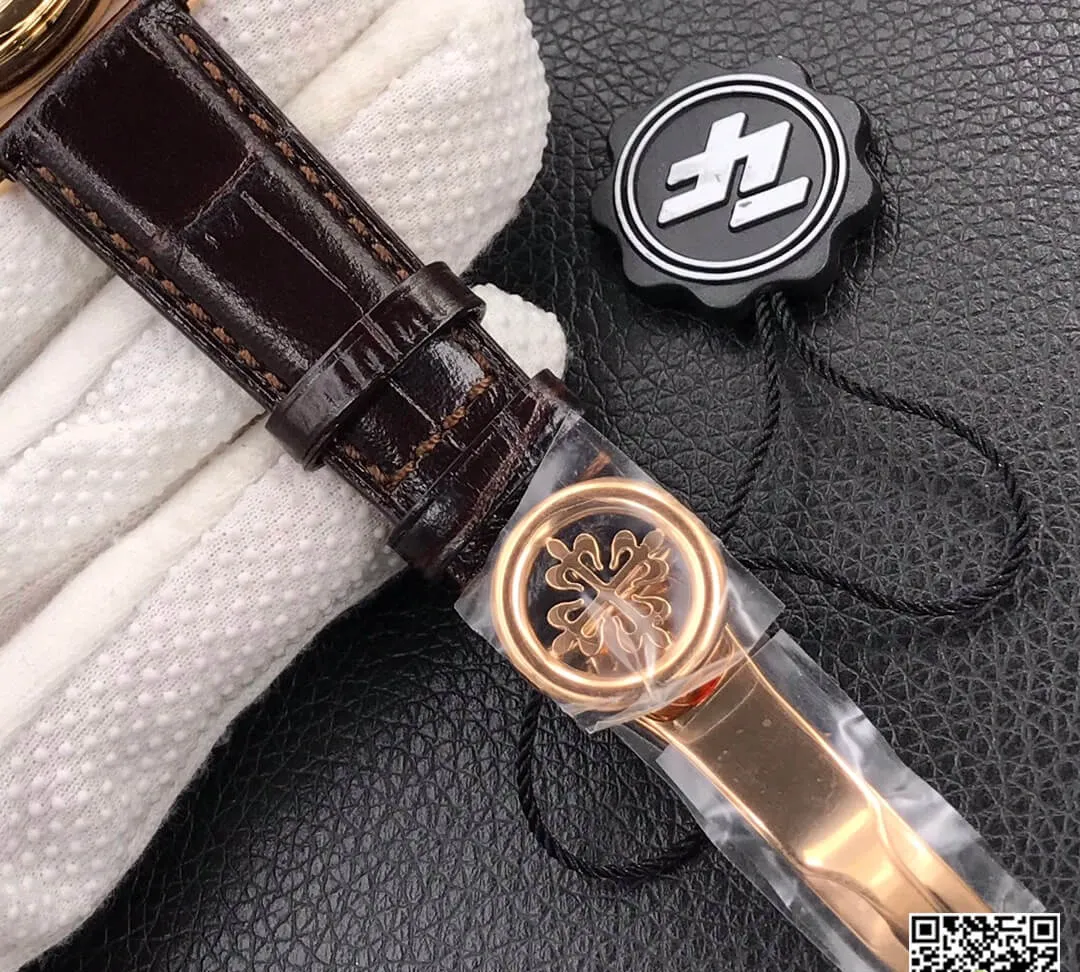 Patek Philippe Calatrava 5153J-001 ZF Factory 1:1 Best Edition Replica Watch White Dial
