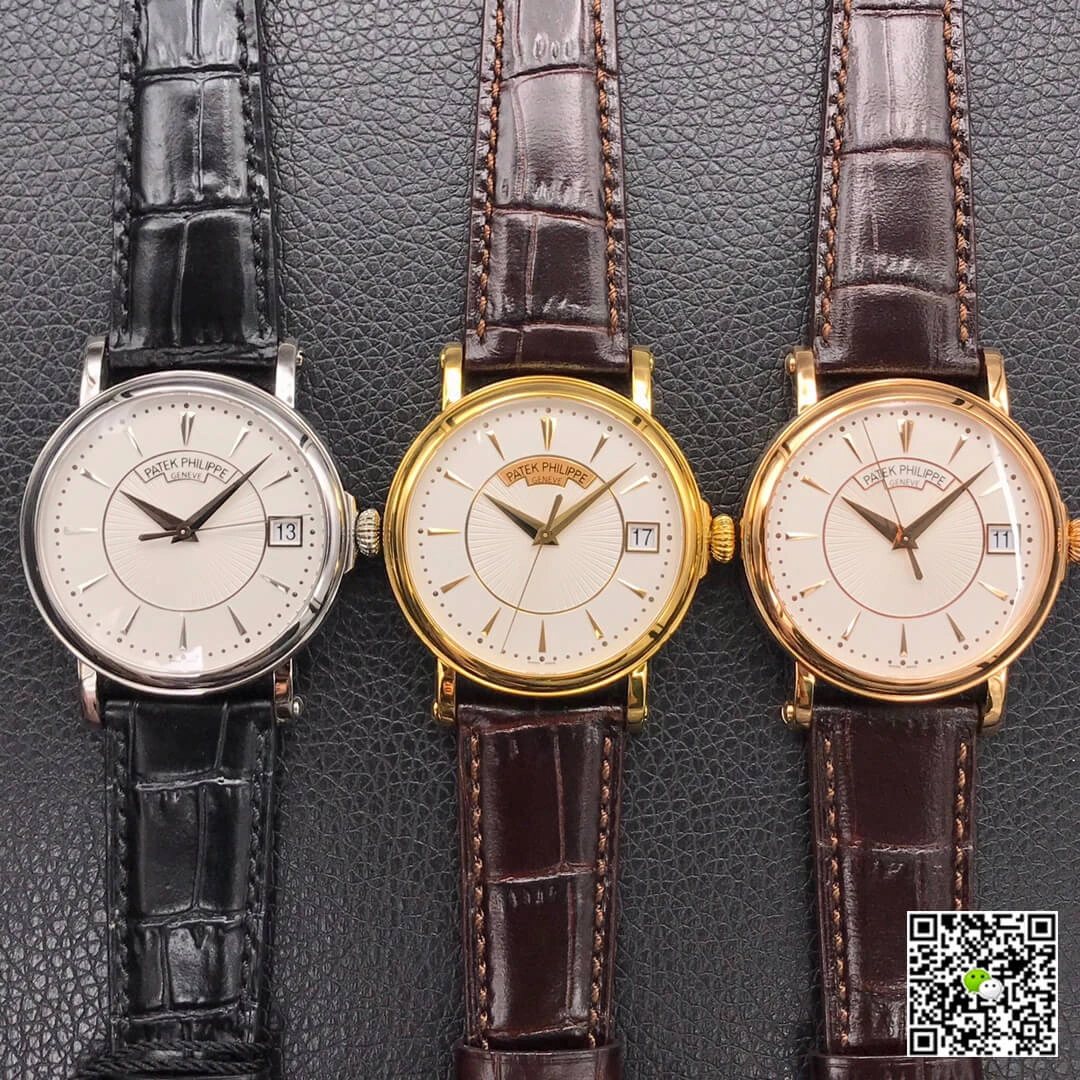 Patek Philippe Calatrava 5153R-001 ZF Factory 1:1 Best Edition Replica Watch Gold Bezel
