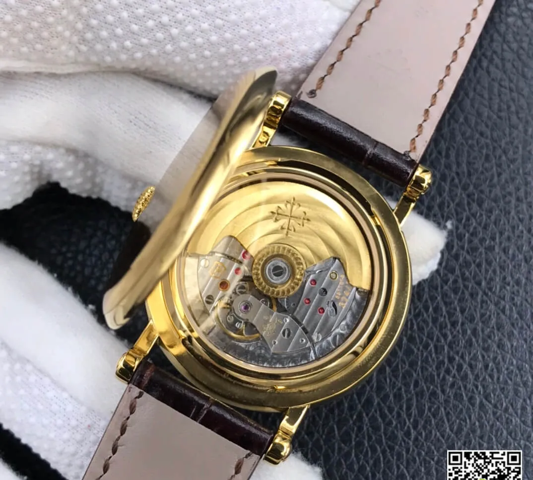 Patek Philippe Calatrava 5153R-001 ZF Factory 1:1 Best Edition Replica Watch Gold Bezel